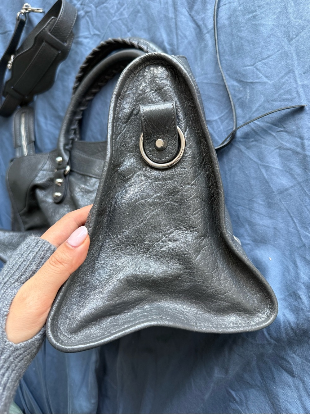 Balenciaga Le City Bag Medium Grey - Picture 6 of 12